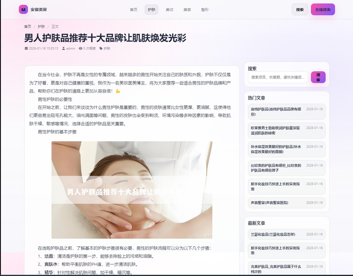 AI全自动生成文章泛解析城市分站程序
