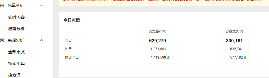 (免费)百度统计真实访客工具